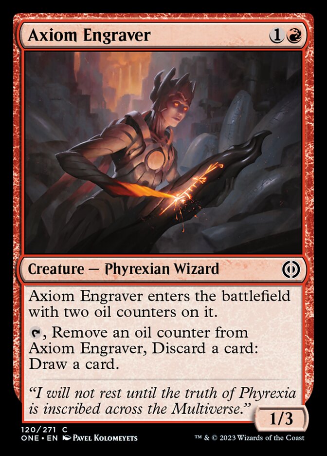 Axiom Engraver [Phyrexia: All Will Be One] | Red Riot Games CA