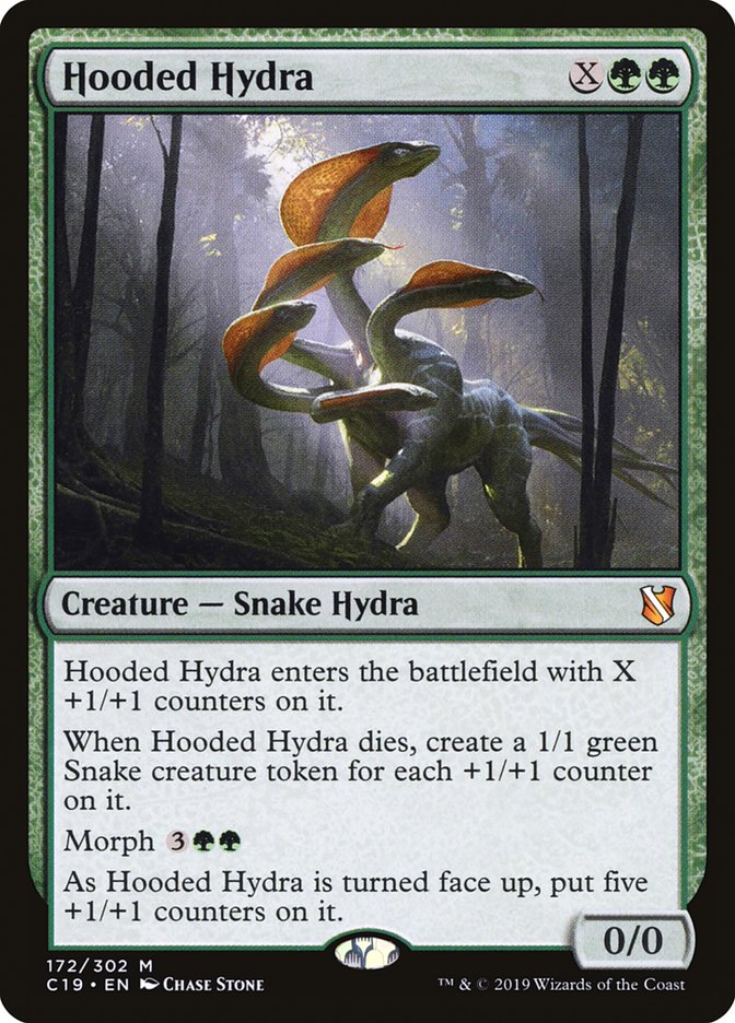 Hooded Hydra [Commander 2019] | Red Riot Games CA