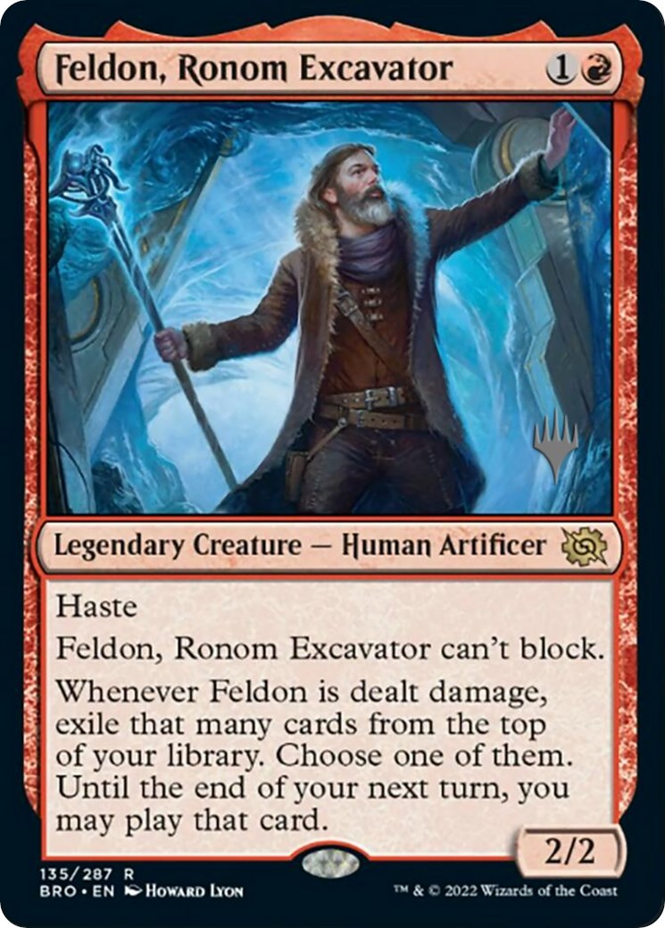 Feldon, Ronom Excavator (Promo Pack) [The Brothers' War Promos] | Red Riot Games CA