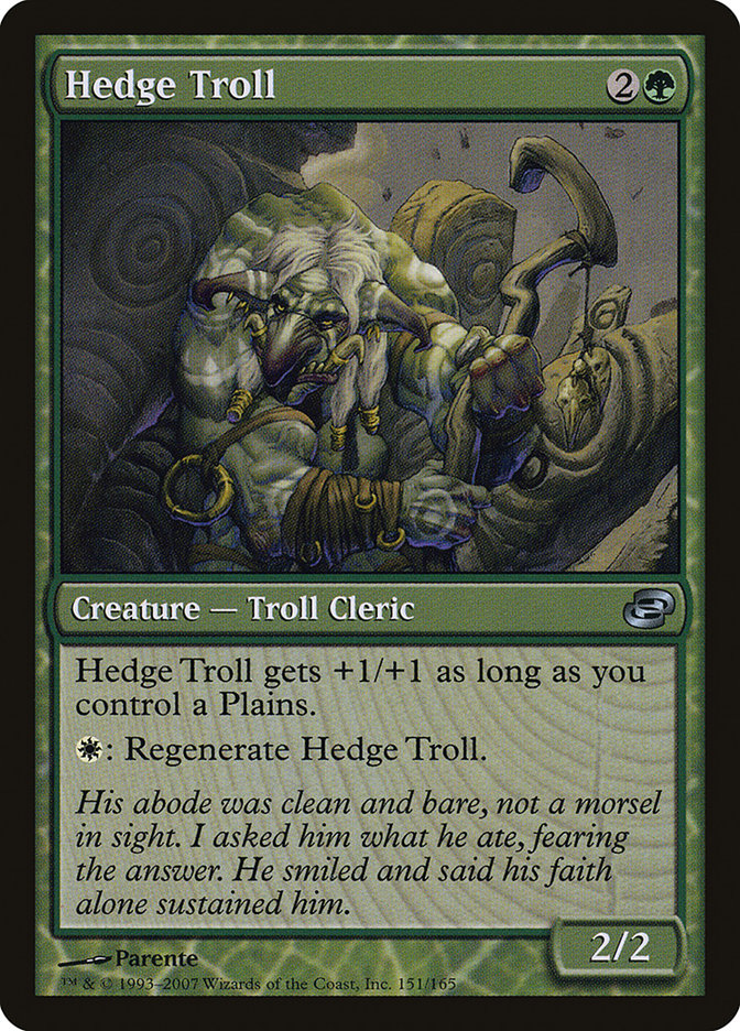 Hedge Troll [Planar Chaos] | Red Riot Games CA