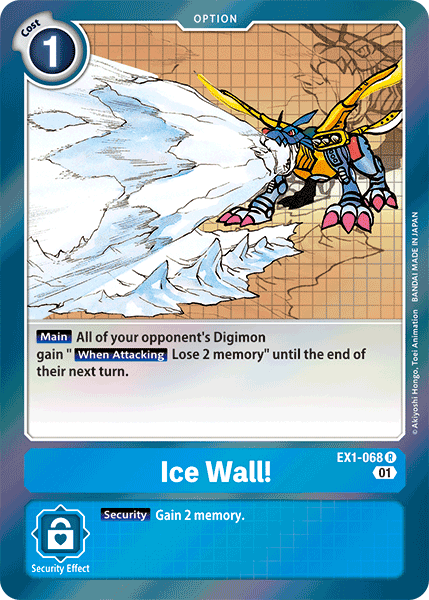 Ice Wall! [EX1-068] [Classic Collection] | Red Riot Games CA