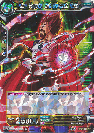 King Vegeta, the Majestic Ruler (DB1-066) [Dragon Brawl] | Red Riot Games CA
