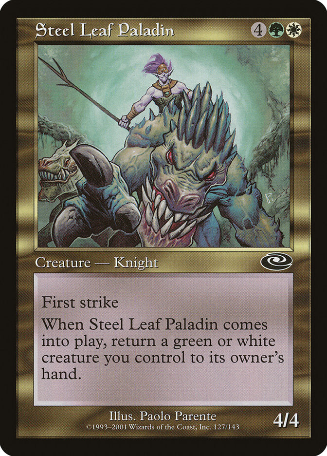 Steel Leaf Paladin [Planeshift] | Red Riot Games CA