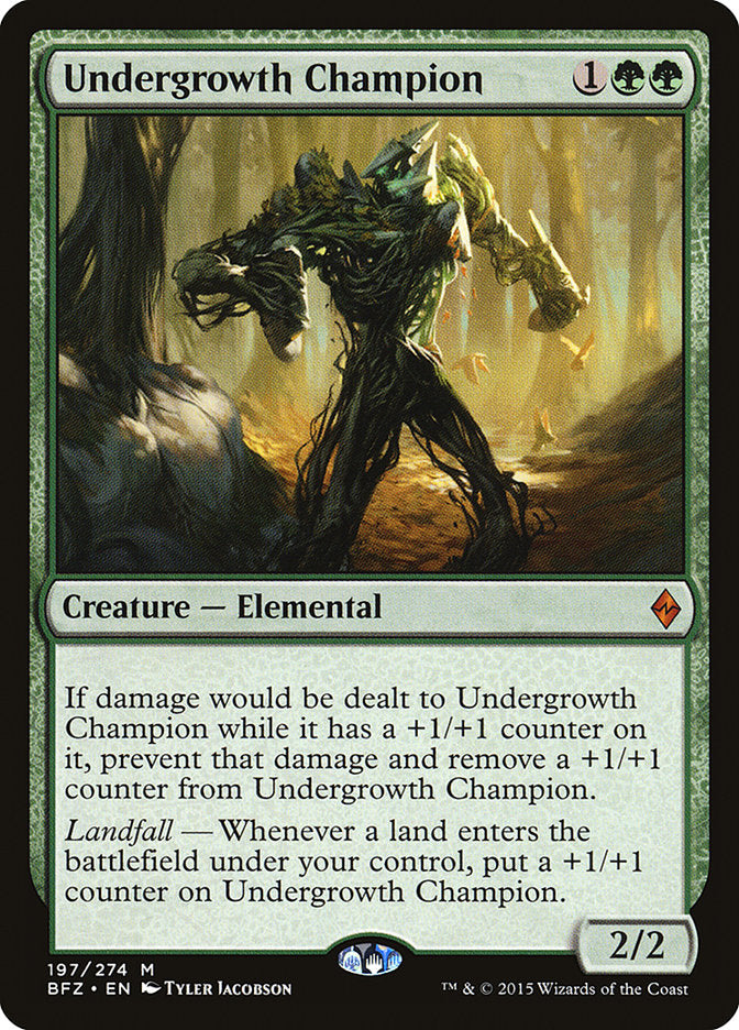 Undergrowth Champion [Battle for Zendikar] | Red Riot Games CA