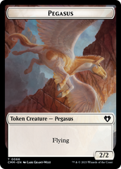 Copy (54) // Pegasus Double-Sided Token [Commander Masters Tokens] | Red Riot Games CA