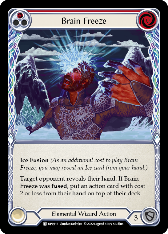 Brain Freeze (Red) [UPR116] (Uprising)  Rainbow Foil | Red Riot Games CA