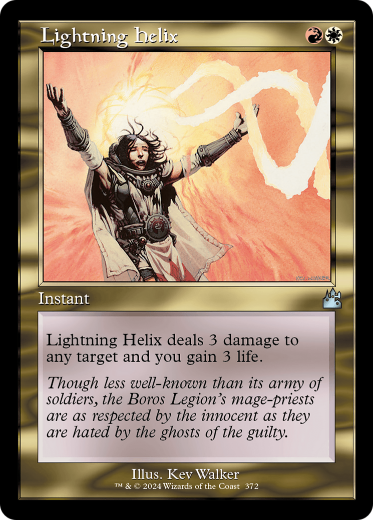 Lightning Helix (Retro Frame) [Ravnica Remastered] | Red Riot Games CA