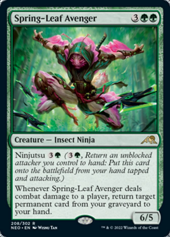Spring-Leaf Avenger [Kamigawa: Neon Dynasty] | Red Riot Games CA