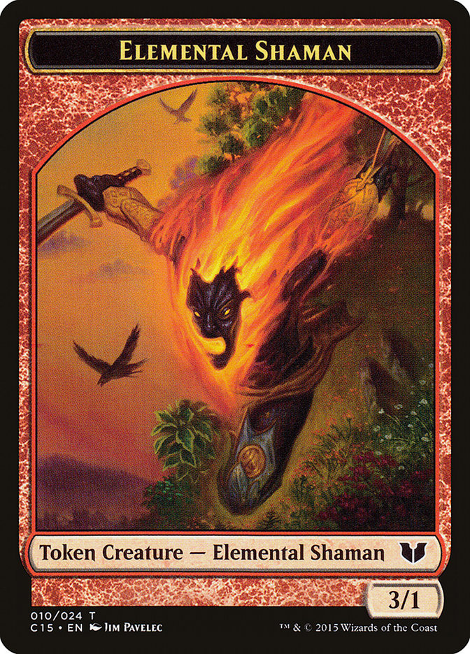 Elemental Shaman Token [Commander 2015 Tokens] | Red Riot Games CA