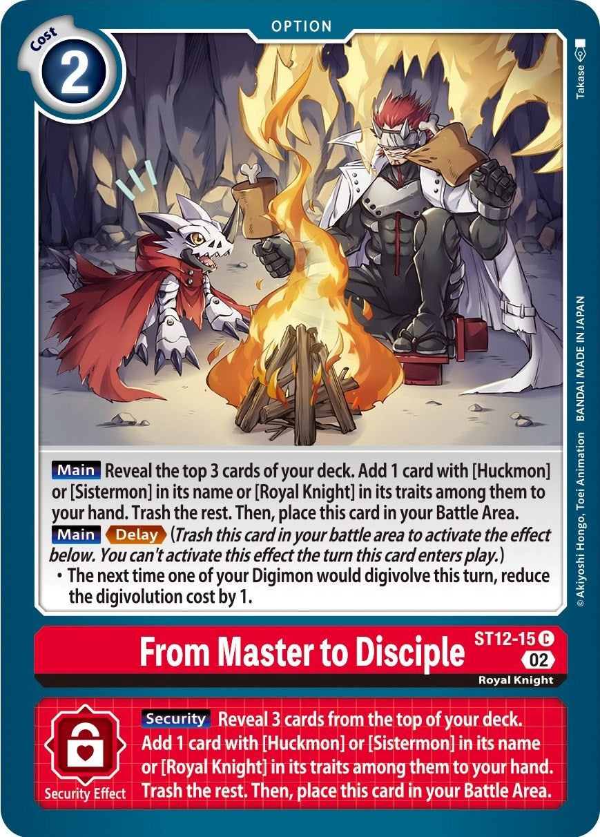 From Master to Disciple [ST12-15] [Starter Deck: Jesmon] | Red Riot Games CA