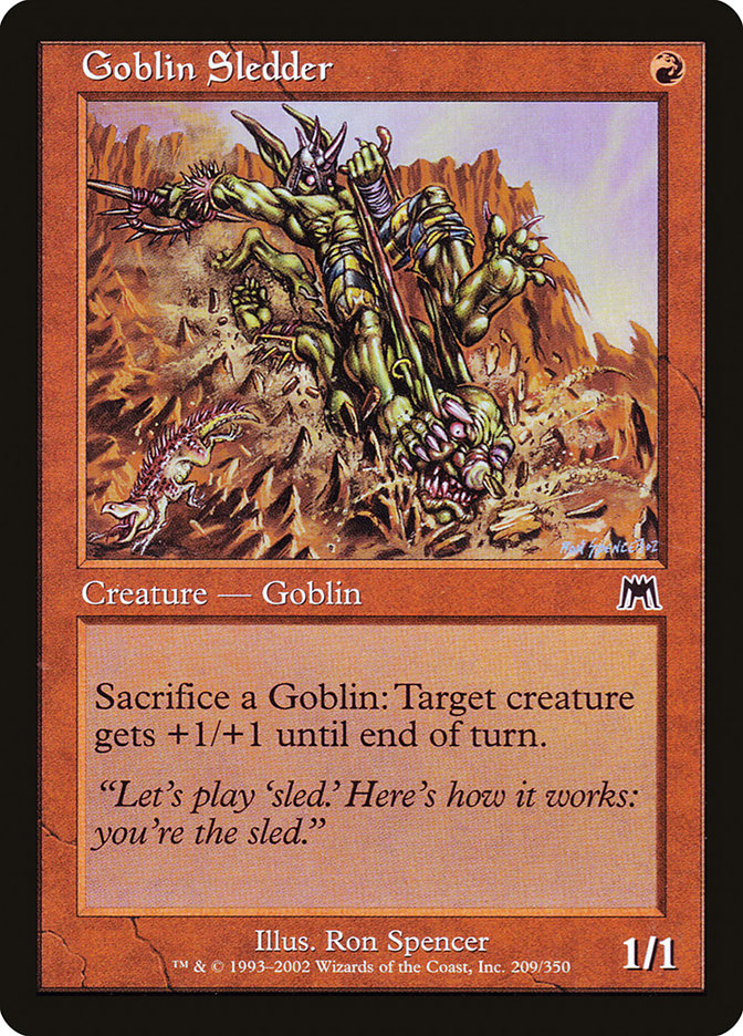 Goblin Sledder [Onslaught] | Red Riot Games CA