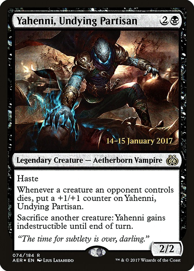 Yahenni, Undying Partisan [Aether Revolt Prerelease Promos] | Red Riot Games CA