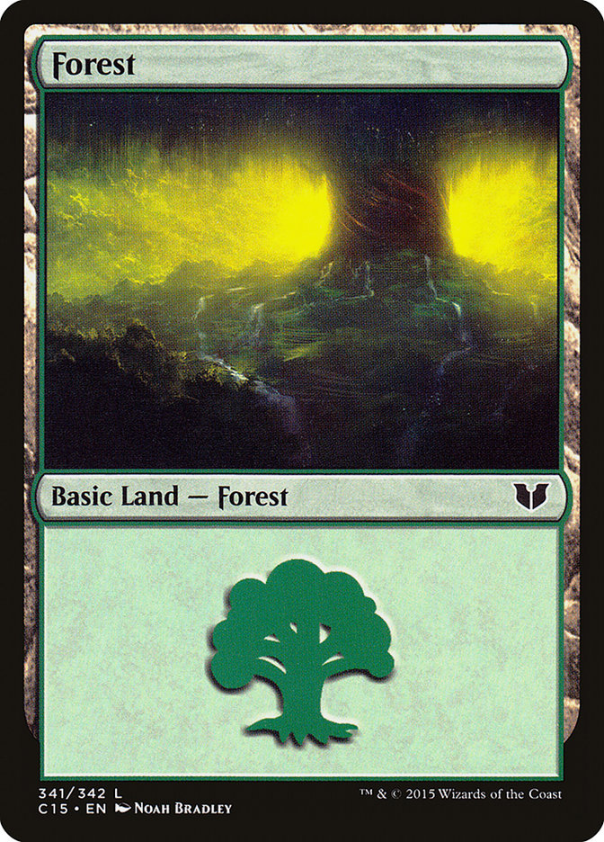 Forest (341) [Commander 2015] | Red Riot Games CA