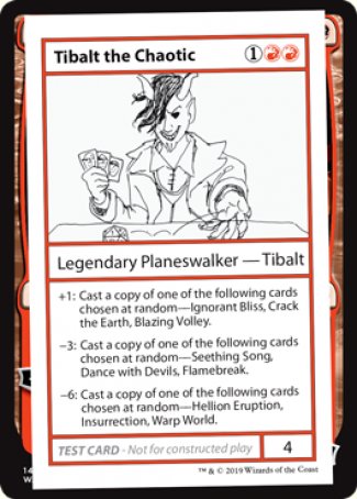 Tibalt the Chaotic (2021 Edition) [Mystery Booster Playtest Cards] | Red Riot Games CA