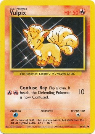 Vulpix (68/102) [Base Set Unlimited] | Red Riot Games CA