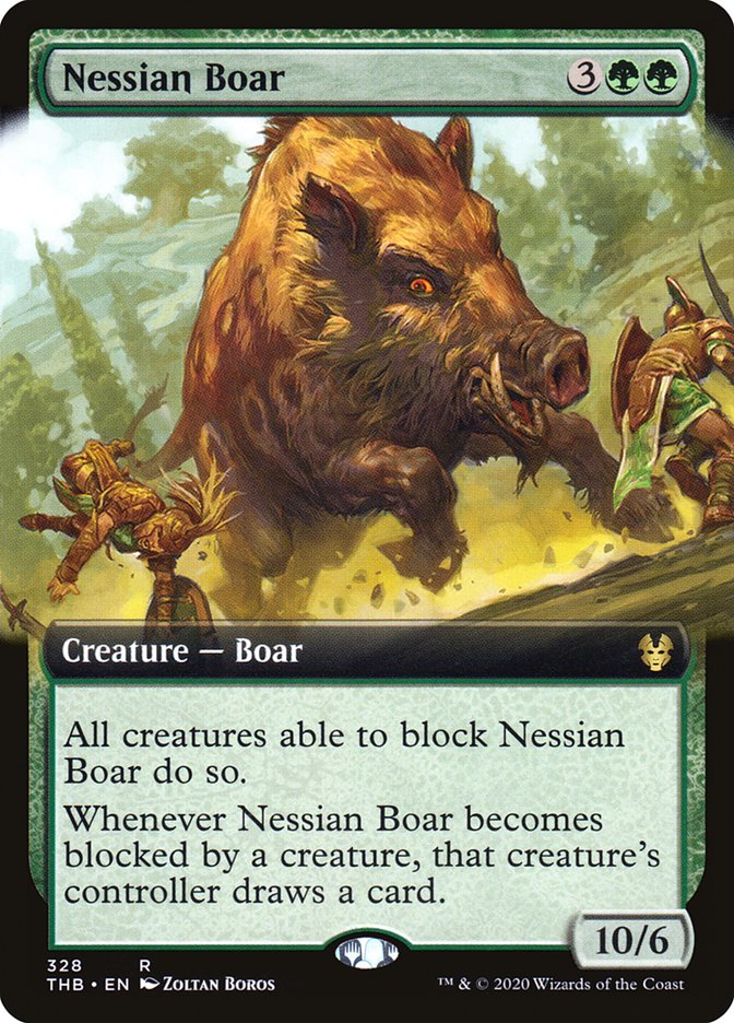 Nessian Boar (Extended Art) [Theros Beyond Death] | Red Riot Games CA