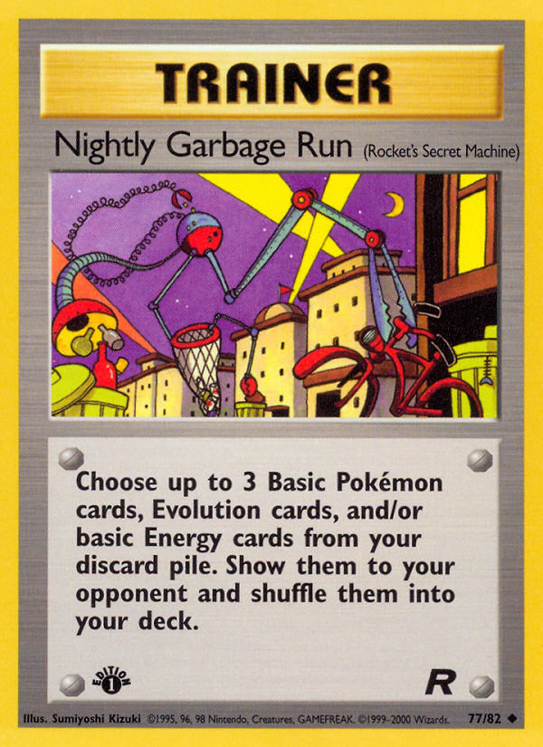 Nightly Garbage Run (77/82) [Team Rocket 1st Edition] | Red Riot Games CA