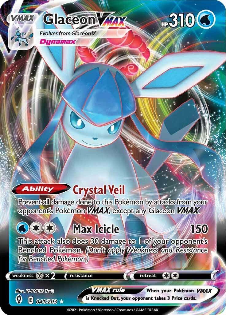 Glaceon VMAX (041/203) [Sword & Shield: Evolving Skies] | Red Riot Games CA