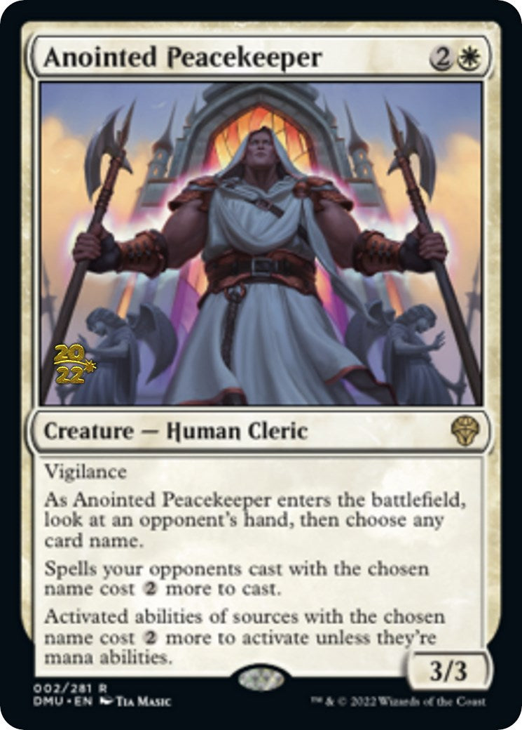 Anointed Peacekeeper [Dominaria United Prerelease Promos] | Red Riot Games CA