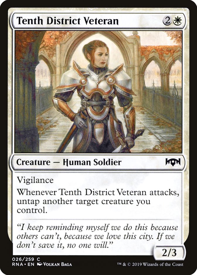 Tenth District Veteran [Ravnica Allegiance] | Red Riot Games CA