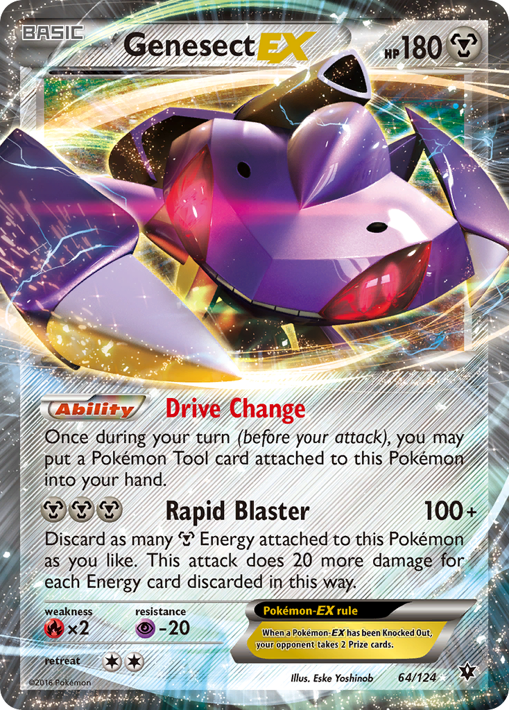 Genesect EX (64/124) [XY: Fates Collide] | Red Riot Games CA