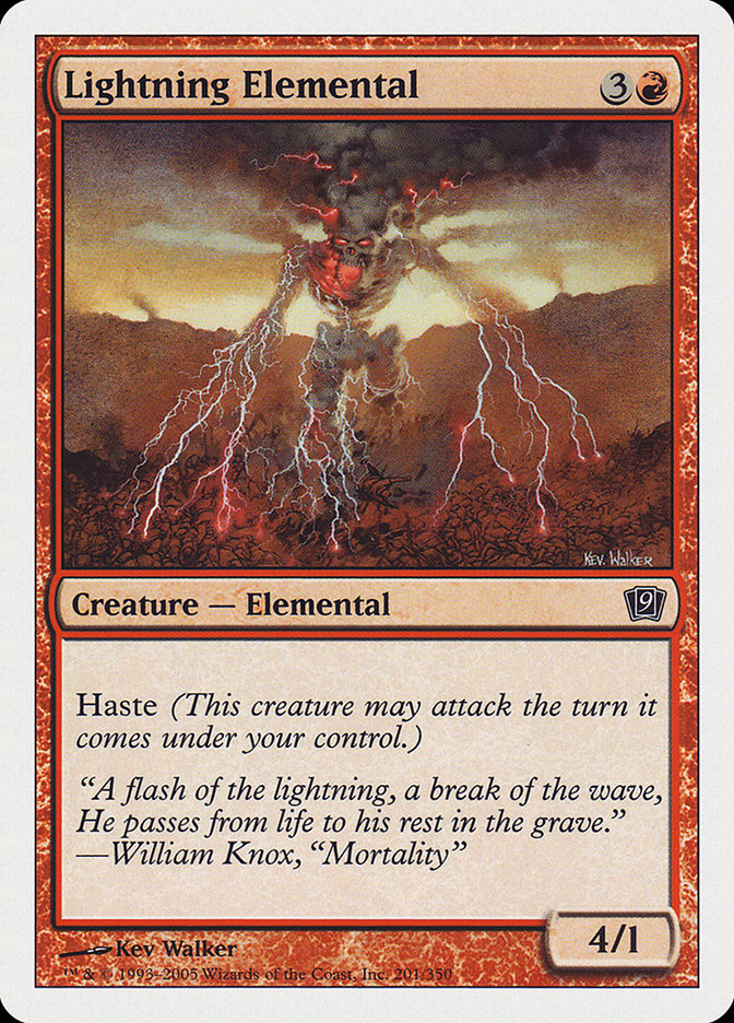 Lightning Elemental [Ninth Edition] | Red Riot Games CA