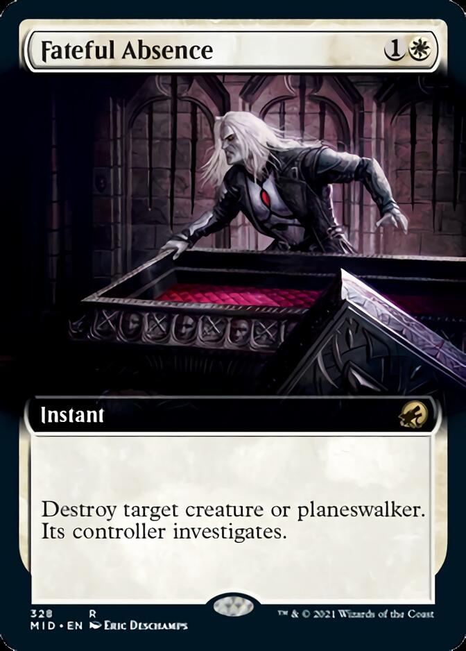 Fateful Absence (Extended Art) [Innistrad: Midnight Hunt] | Red Riot Games CA