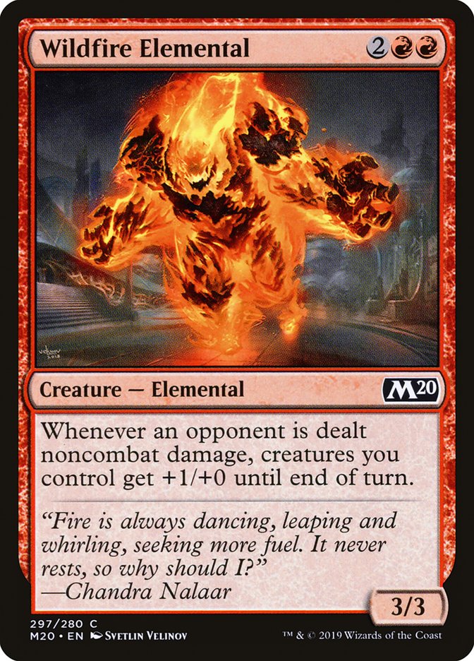 Wildfire Elemental [Core Set 2020] | Red Riot Games CA