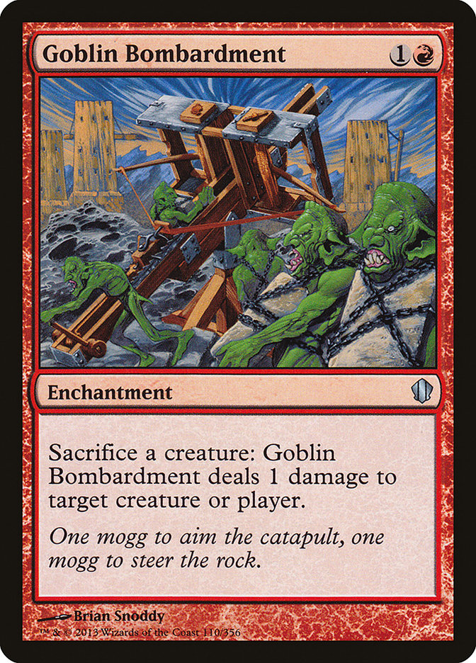 Goblin Bombardment [Commander 2013] | Red Riot Games CA