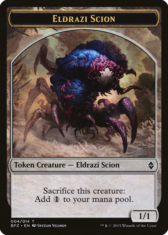 Eldrazi Scion Token (004/014) [Battle for Zendikar Tokens] | Red Riot Games CA