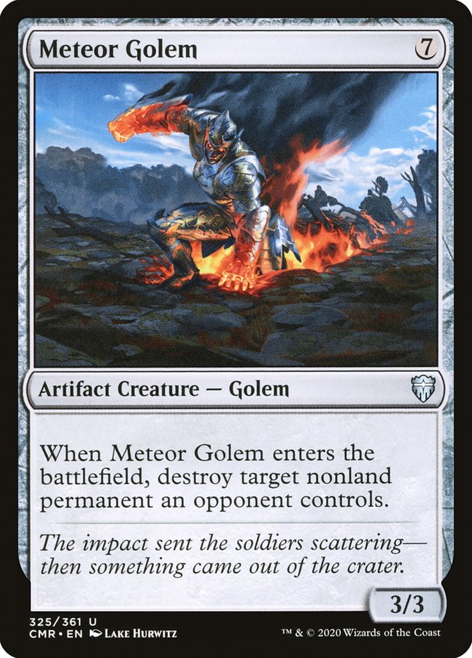 Meteor Golem (325) [Commander Legends] | Red Riot Games CA