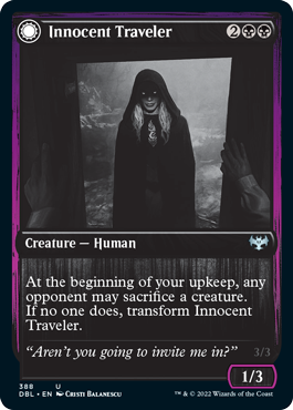 Innocent Traveler // Malicious Invader [Innistrad: Double Feature] | Red Riot Games CA