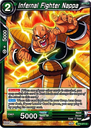Infernal Fighter Nappa (BT5-071) [Miraculous Revival] | Red Riot Games CA