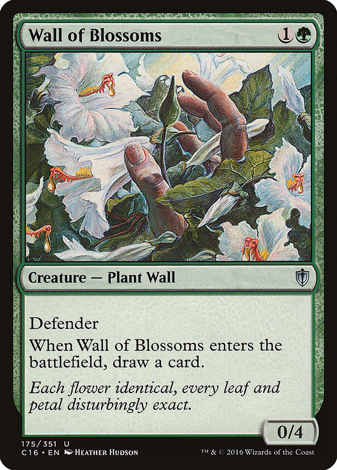 Wall of Blossoms [Commander 2016] | Red Riot Games CA