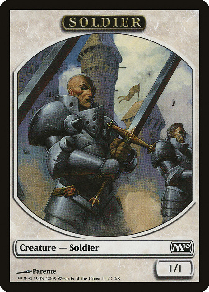 Soldier Token [Magic 2010 Tokens] | Red Riot Games CA