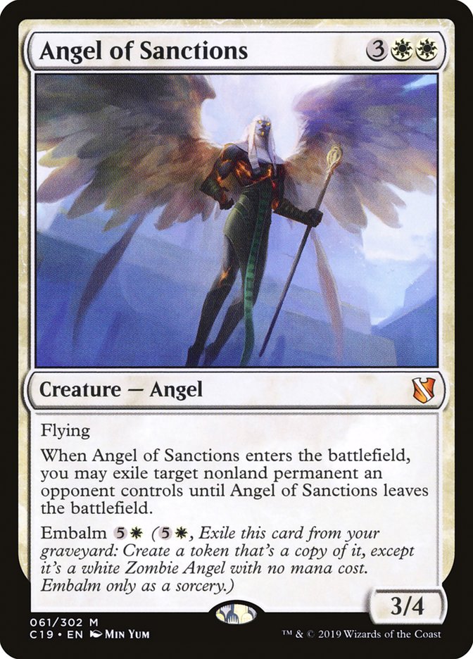 Angel of Sanctions [Commander 2019] | Red Riot Games CA