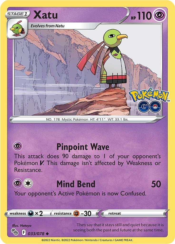 Xatu (033/078) [Pokémon GO] | Red Riot Games CA