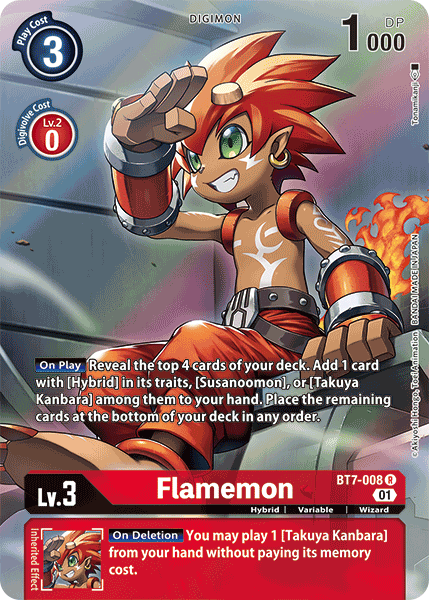 Flamemon [BT7-008] (Alternate Art) [Next Adventure] | Red Riot Games CA