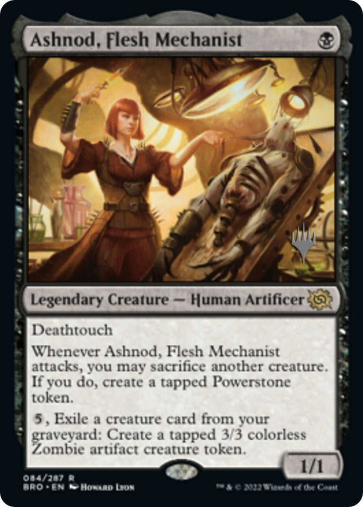 Ashnod, Flesh Mechanist (Promo Pack) [The Brothers' War Promos] | Red Riot Games CA