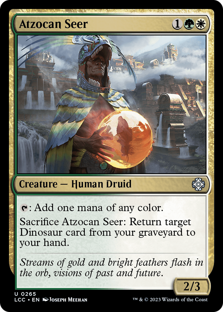 Atzocan Seer [The Lost Caverns of Ixalan Commander] | Red Riot Games CA