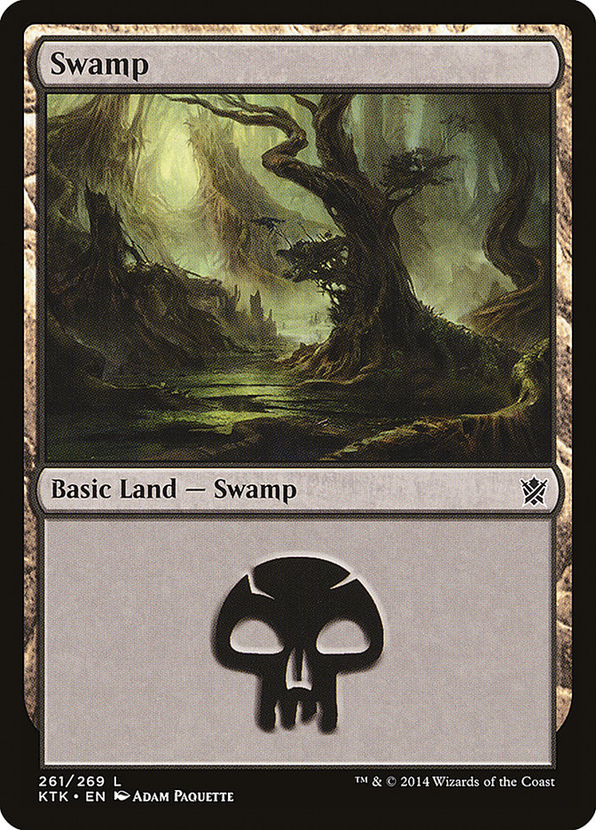 Swamp (261) [Khans of Tarkir] | Red Riot Games CA
