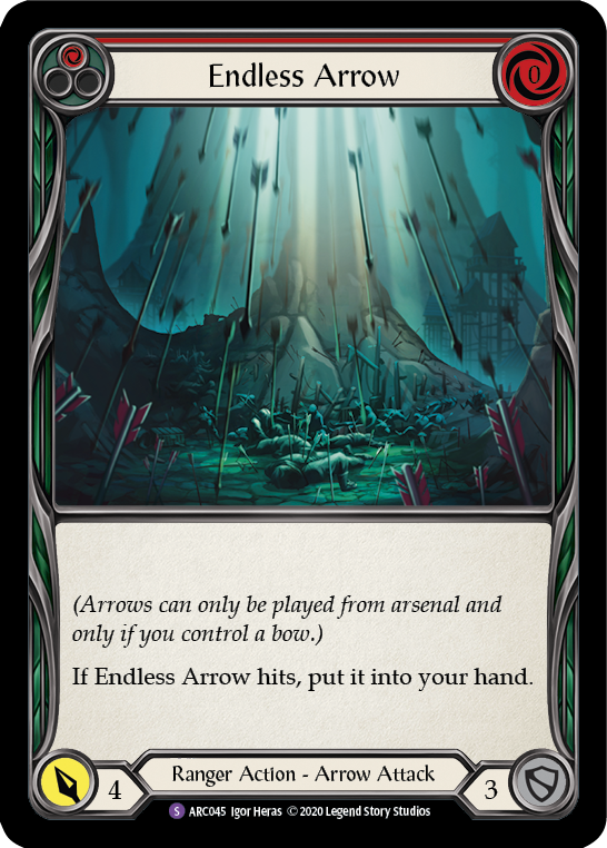 Endless Arrow [U-ARC045] (Arcane Rising Unlimited)  Unlimited Rainbow Foil | Red Riot Games CA