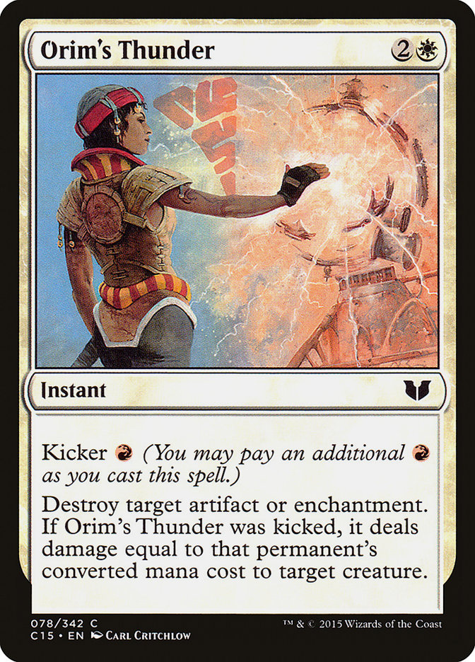 Orim's Thunder [Commander 2015] | Red Riot Games CA