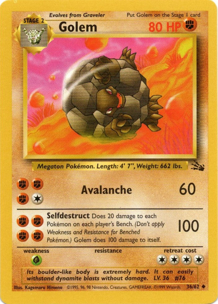 Golem (36/62) [Fossil Unlimited] | Red Riot Games CA