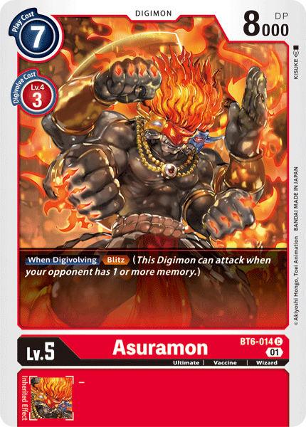 Asuramon [BT6-014] [Double Diamond] | Red Riot Games CA