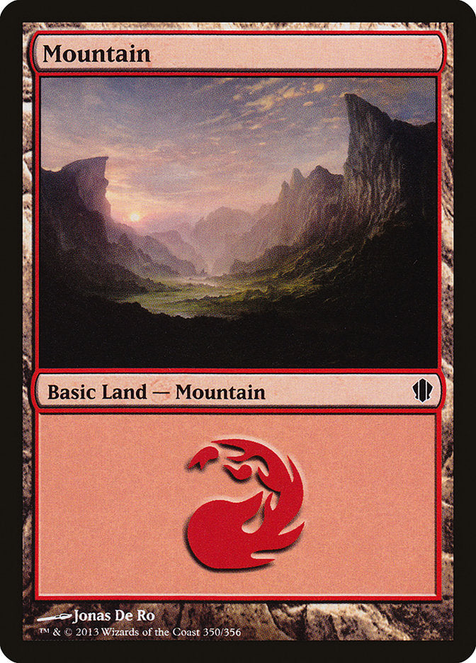 Mountain (350) [Commander 2013] | Red Riot Games CA