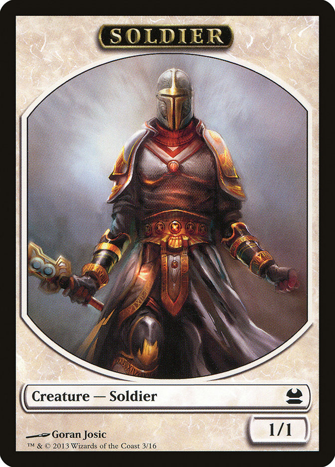 Soldier Token [Modern Masters Tokens] | Red Riot Games CA