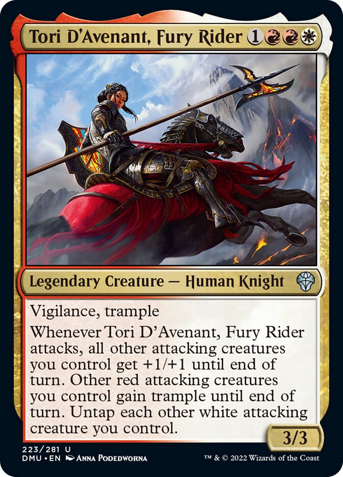 Tori D'Avenant, Fury Rider [Dominaria United] | Red Riot Games CA