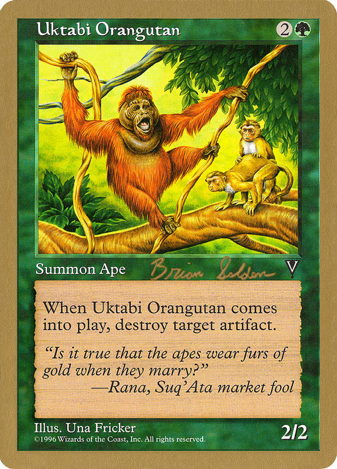 Uktabi Orangutan (Brian Selden) [World Championship Decks 1998] | Red Riot Games CA