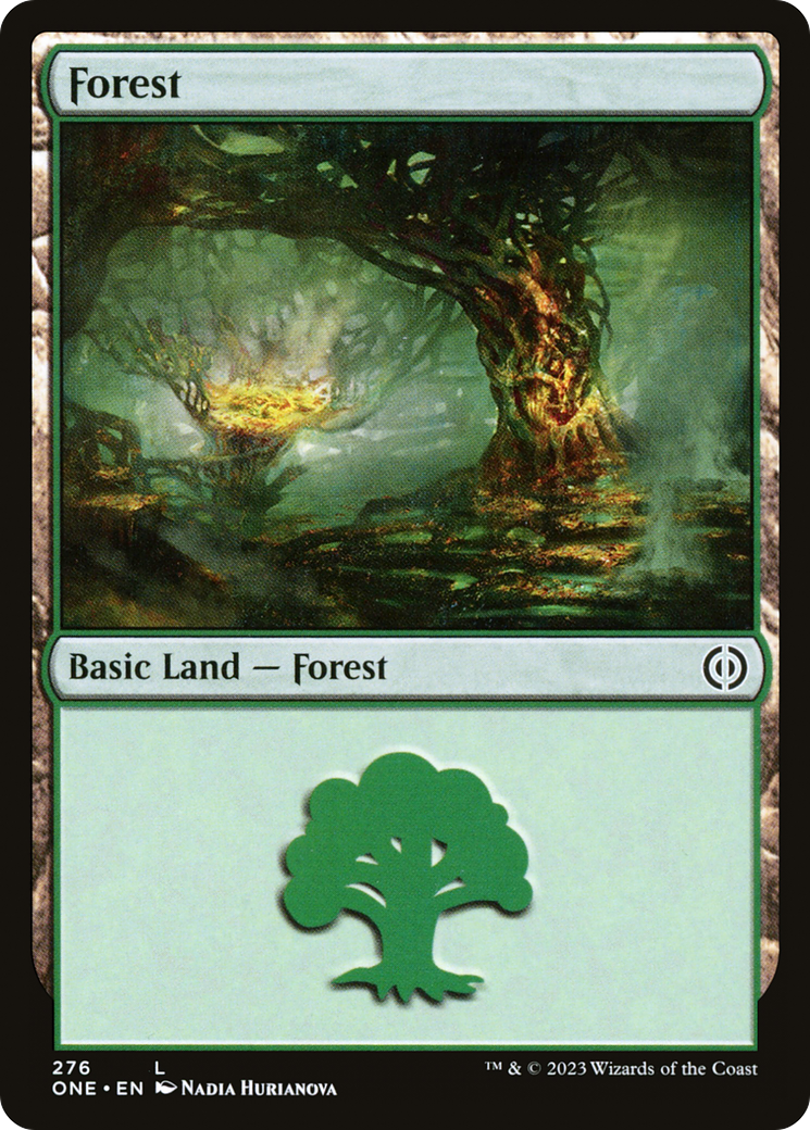 Forest (276) [Phyrexia: All Will Be One] | Red Riot Games CA